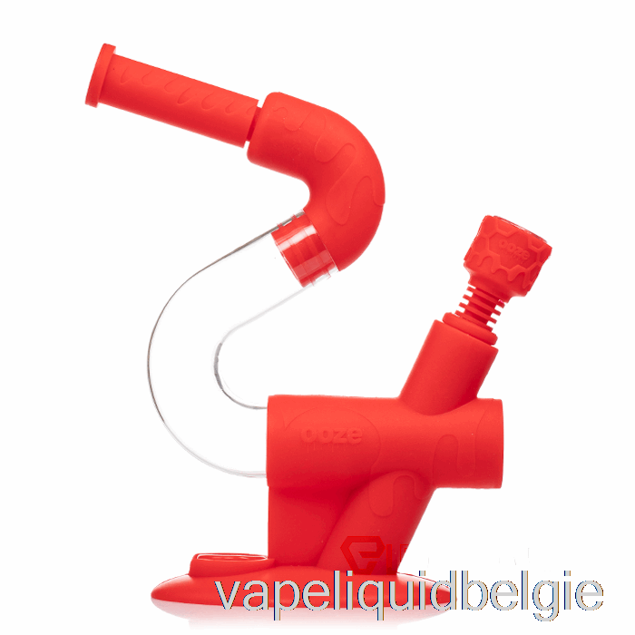 Vape België Ooze Swerve Siliconen Waterpijp Scharlakenrood (rood)